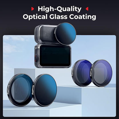 SmallRig Nano Filter Kit Only for DJI Osmo Nano, Includes CPL Polarizing Filter, ND16, ND32, and ND64 Filters