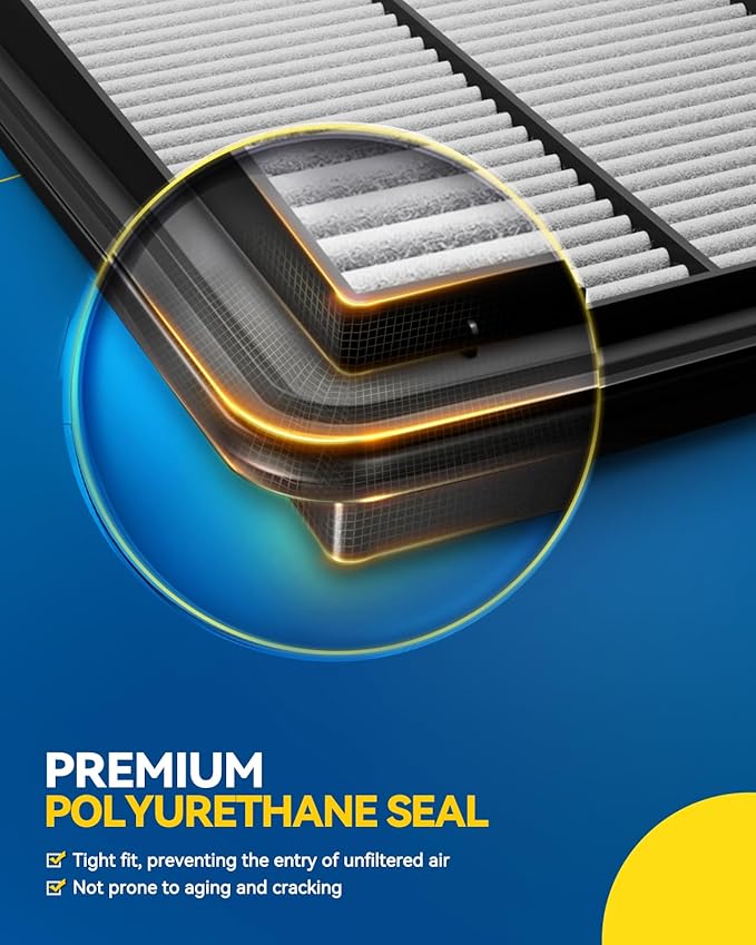 PHILTOP Engine Air Filter, CA11399 Compatible with Honda Accord 2014-2015 2017-2022(Hybrid Only), CR-V 2020-2022 (Hybrid Only) L4 2.0L, FULL HYBRID EV-GAS, Rigid Panel