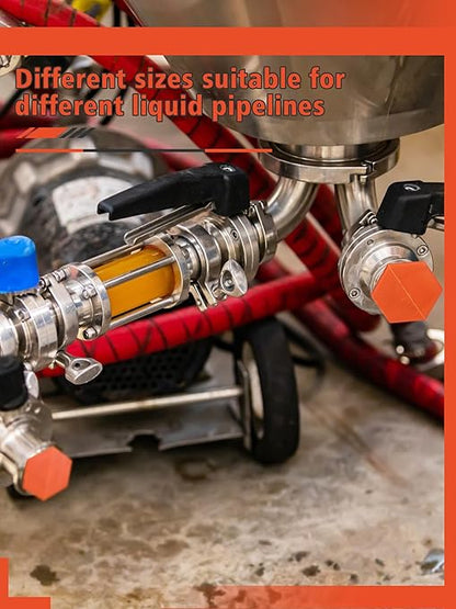 Hydraulic Oil Service Plugs Large Medium Small Sizes Multi Pack Rubber Drip Proof Hose Plugs Industrial Hydraulic Kit for Irrigation, 3 Sizes(35 Pcs,Orange)
