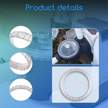 1Pcs Replacement Leaf Trap Nut (5.86" ID,7" OD) Compatible with Intex SF70110-2 Swimming Pool Sand Filter Pump(Only)