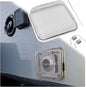 4.64×4.64 Inch RV Vent Cover Stainless Steel,RV Furnace Vent Screen & Installation Tool for Avoiding Flying Animal,RVs Furnace Vents Cover Fit RVs/Campers Car Accessories