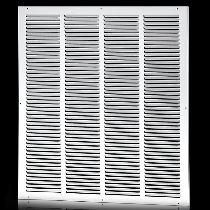 24x24 Vent Cover(Duct Opening Size),Air Return Vent Cover,Flat Vent Cover,Rejillas De Aire Acondicionado para Casa,Return Air Grilles,Outer Dimensions:25.75"Wx25.75"H(24"W x 24"H, Duct Opening)