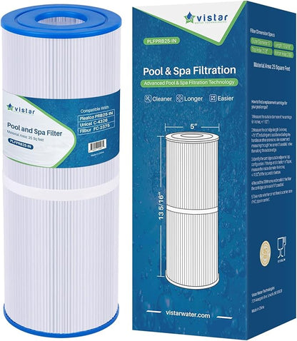 PLFPRB25-IN Hot Tub Filter Replaces Guardian 413-106, Unicel C-4326, Filbur FC-2375, FC-2370, 3005845, 17-2327, 100586, 33521, 25392, 817-2500, 5X13 Drop-in Spa Filter 1 pack