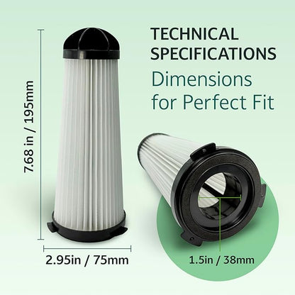 Replacement Filter Compatible for Hoover vacuum filters C2401-2KE2110000 & Royal RY4001 Backpack Vacuum Cleaner – Commercial Vacuum Parts, Aspiradora de espalda