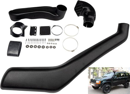 Snorkel Kit Compatible For 1993-1998 Jeep Grand Cherokee Cold Air System Rolling Head
