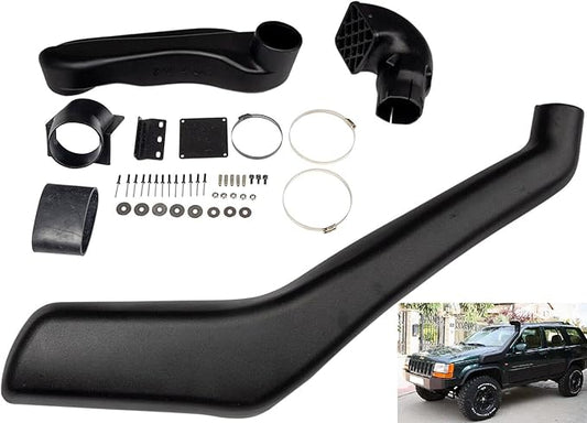 Snorkel Kit Compatible For 1993-1998 Jeep Grand Cherokee Cold Air System Rolling Head