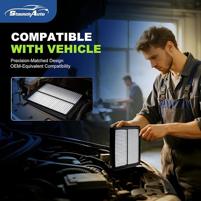 Engine & Cabin Air Filter for 2019-2025 2026 Mazda 3, 2019-2025 2026 CX-30, 2023-2026 CX-50 (Not For Hybrid) Replacement BDTS61J6X PAH9-13-3A0A Automotive Accessories-2 Pack