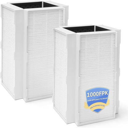 CAP-1000 Replacement Filter Compatible with Cuisinart CAP-1000FPK Air Purifier, 3-in-1 Filtration (2 Pack)