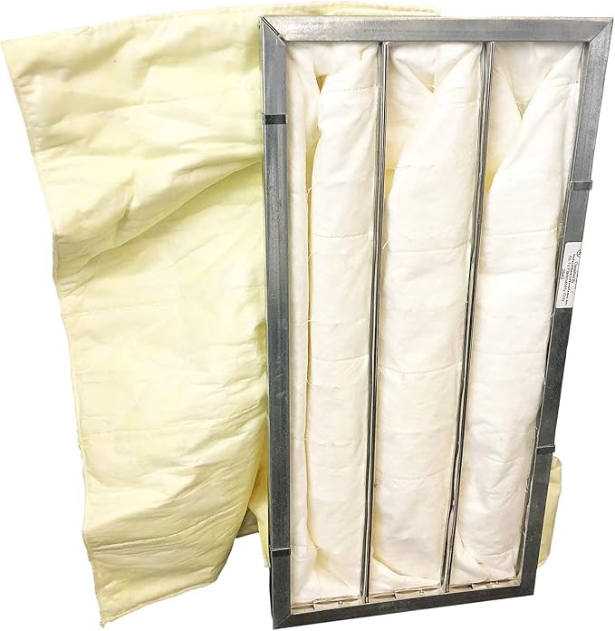 Replacement for JDS 14003 Internal Bag Filter for 750-ER Air-Tech Air Filtration System, Jet AFS-1000B | Very Durable 90-96% Holding Capacity Superior Filtration | 12" x 24" x 12"