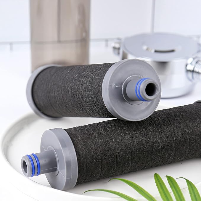 2.0 Carbon Shower Head Filter | Removes Chlorine, Heavy Metals, And More | Great For Dry Skin, Dry Hair, And More | NSF Certified (2.0 Carbon Refill Cartridge)