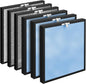 3 Packs HSP001 Filter Replacement Compatible with HSP001 Air Purifi-er with Activated Carbon, Pre-Filter & Cold Catalyst