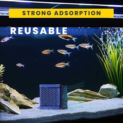 Water Trough Filter 2.0 Eco Aquarium Water Purifier Cube with Honeycomb Charcoal for Fish Tanks, Horse Troughs, Livestock & Stock Tanks