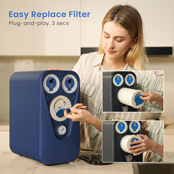 GLACIER FRESH RO Filter Replacement for GFU03 Reverse Osmosis System