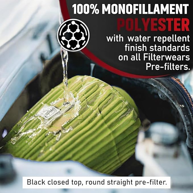 FILTERWEARS Pre-Filter F102Y For SPECTRE 8131 8132 8136 8138 K&N RG-1001