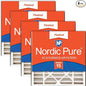 Nordic Pure 20x20x5 (Actual Size: 19 5/8 x 19 7/8 x 4 3/8) Honeywell/Lennox Replacement MERV 15 Air Filters 4 Pack