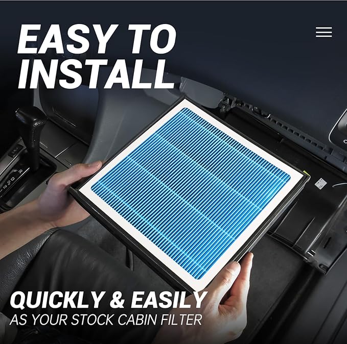 JOGOAUTO H12772 Cabin Air Filter Replacement with 2020-2026 Ford Explorer,2020-2026 Escape,2021-2026 Bronco,2020-2025 Lincoln Aviator,2020-2024 Corsair