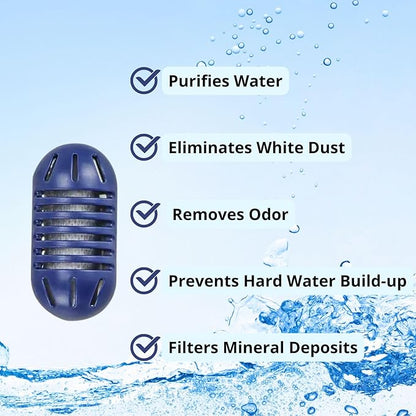 Nispira Mist Demineralization Cartridge Filter Replacement Compatible with Homedics Vick Total-Comfort Ultrasonic Humidifier | Prevents Mineral Deposit Hard Water White Dust | 24 Packs
