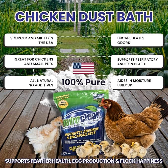 2-N-1 Water-Filtering | Super Absorbent & Encapsulant Spill Cleanup up to 648lbs, Commercial Poultry Bio-Waste, Spilled Liquids, Feed Moisture,Floor Maintenance & More, 1.5 Cu Ft Pack of 3