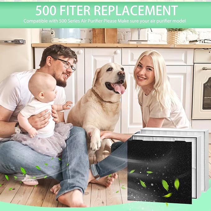 Upgraded HEP 500 air Scrubber Filter,Compatible with Dri-Eaz Defendair F321 or F284 and Mou-nto Model 500cfm,2 HEP + 8 Carbon Filter