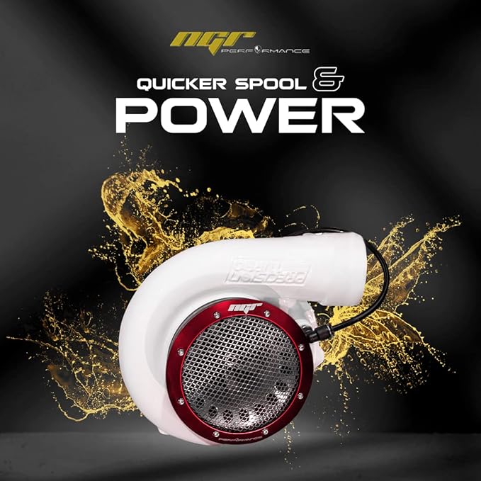 NGR Turbo Filter (Drag Edition) | Universal 4 inch & 3.5 inch Turbo Screen Protector | Cold Air Intake Turbo Screen for Engine Performance & Protection | Red