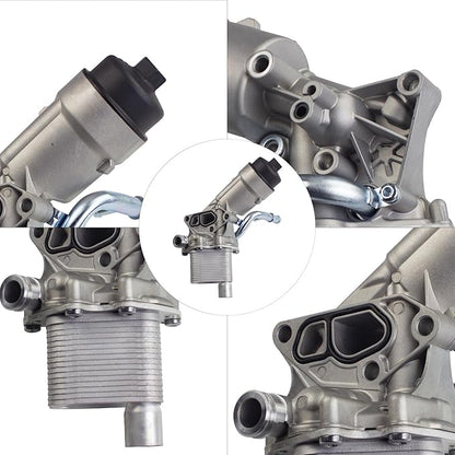 Engine Oil Filter Housing assembly Compatible with 2011-2018 1.4L Turbo Chevrolet Cruze Sonic Trax Buick Encore