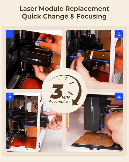 ATOMSTACK P1 5W Laser Engraver, Laser Cutter, Unibody Laser Engraving Machine (P1 5W Diode+1.2W IR)