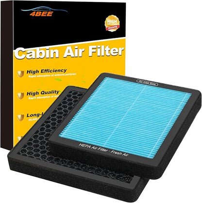 CF10285 CP285 Cabin Air Filter with Activated Carbon, Compatible with Toyota Camry, RAV4, Highlander, Corolla, 4Runner, Sienna, Tundra, Prius, Lexus, Subaru Outback, Scion, Land Rover, Jaguar, Pontiac