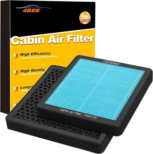 CF10285 CP285 Cabin Air Filter with Activated Carbon, Compatible with Toyota Camry, RAV4, Highlander, Corolla, 4Runner, Sienna, Tundra, Prius, Lexus, Subaru Outback, Scion, Land Rover, Jaguar, Pontiac