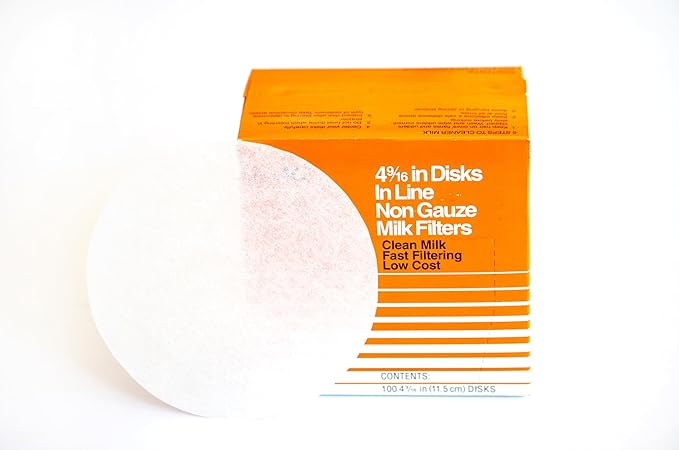 Kenag Milk Filter Disks 4-9/16" (100 disks) (36 pack)