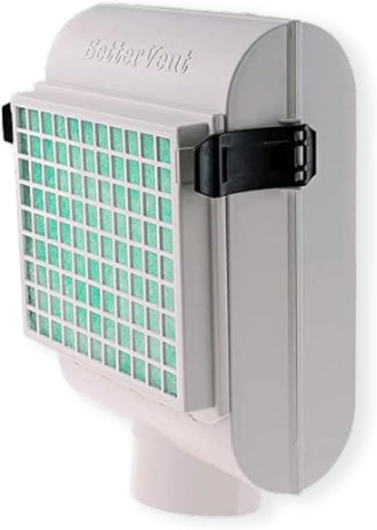 BetterVent Indoor Dryer Vent by ADR Products | No Water - No Mess | Save Energy while Enhancing Indoor Air Quality | For Electric Dryers | Made in the USA