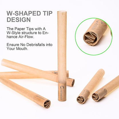 3-Slot Cigarette Injector Machine with 30 Count Unbleached Filter Tubes, Cigarette Maker Rolling Machine with 84mm Classic Tobacco Tubes, 3 Cigarette at Once