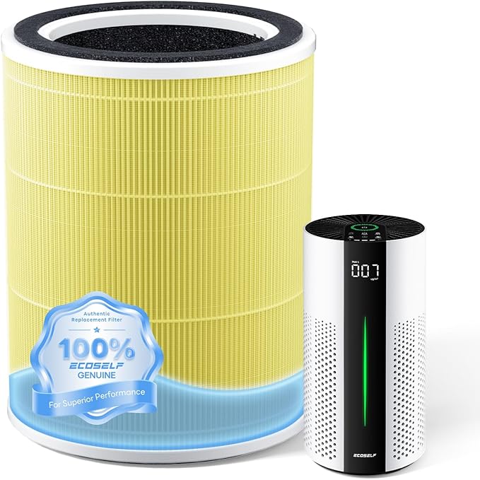 Genuine Replacement Air Purifier Bacterial Absorption Filter for HAP609 Air Purifier Filter, 3-Stage Filtration Repacement for High-Efficient Filtration, 1 Pack, Green