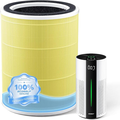 Genuine Replacement Air Purifier Bacterial Absorption Filter for HAP609 Air Purifier Filter, 3-Stage Filtration Repacement for High-Efficient Filtration, 1 Pack, Green