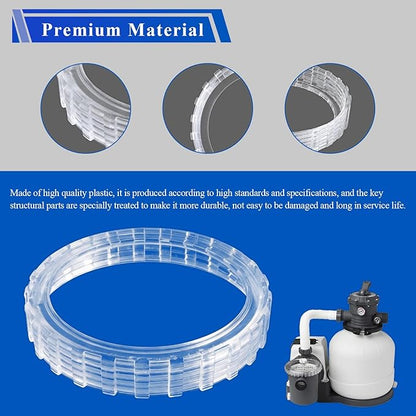 11479 Leaf Trap Nut Compatible with Intex ECO20110-2 SF70110-2 SF60110-2 Swimming Pool Sand Filter Pump & Combo, Fit for 26335EH, 26365EH, 26371CA, 26371EH, 26375EH, 28647EG, 28651EG, 28675EG, 28679EG