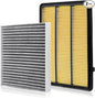 1 HEPA Pack Cabin Air Filter and 1 Pack Engine Air Filter fit for INFINITI QX50 2.0L (2019-2025) / QX55 (2022-2025) Replacement 165465NA1C 272775NA1A Accessories