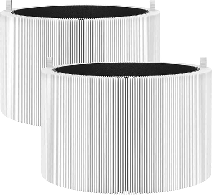 211i Max Replacement SmokeBlock Filter Compatible with BLUEAIR Blue Pure 211i Max Air Purifier, Premium Filter & Activated Carbon Replacement Filter Compared part #F2MAX 2pack
