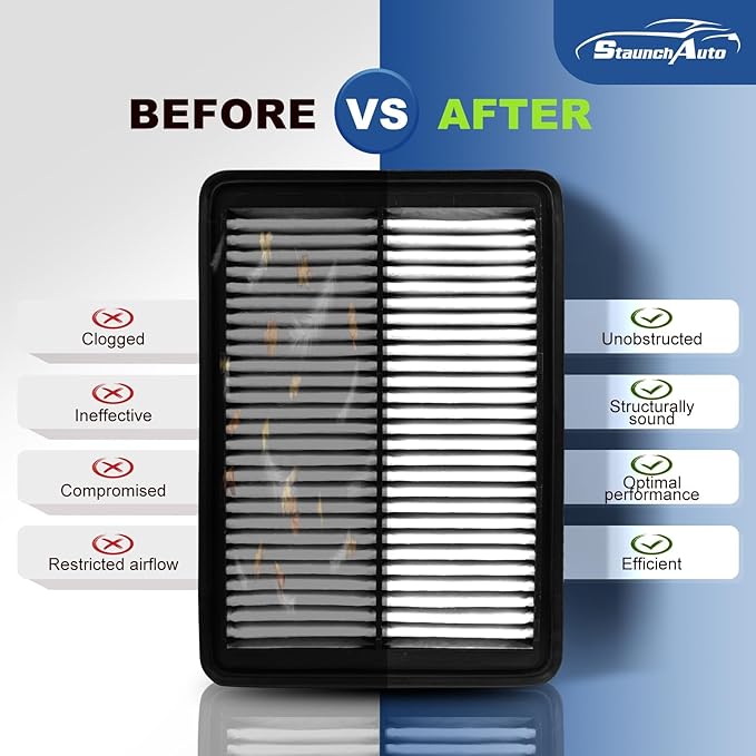 Engine & Cabin Air Filter for 2019-2025 2026 Mazda 3, 2019-2025 2026 CX-30, 2023-2026 CX-50 (Not For Hybrid) Replacement BDTS61J6X PAH9-13-3A0A Automotive Accessories-2 Pack