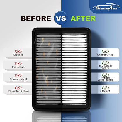Engine & Cabin Air Filter for 2019-2025 2026 Mazda 3, 2019-2025 2026 CX-30, 2023-2026 CX-50 (Not For Hybrid) Replacement BDTS61J6X PAH9-13-3A0A Automotive Accessories-2 Pack