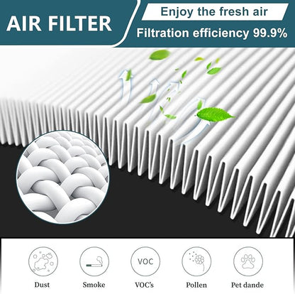 PuriCare 360 Replacement FilterS Compatible with LG PuriCare 360 Air Purifiers AS560DWR0 & AS330DWR0 (Single Filter), Part Number AAFTDT301 Filter Replacement（H13 FILTER）