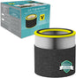 GermGuardian Filter V HEPA Pure Genuine Air Purifier Replacement Filter, Removes 99.97% of Pollutants, Wildfire Smoke, Odors, for Models AC3000W, AC3000B, AC3050, AP3151, AC151, Black/Yellow, FLT151