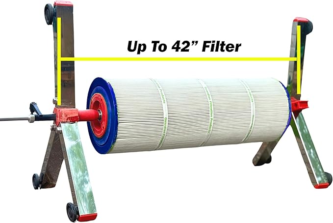 Swimming Pool Filter 3 4 6 inch Cartridge Cleaner Washing Spin Stand Tool Equipment flosser System Accessories hot tub Salt spa Above Ground Maintenance Cleaning Skimmer Floater Spinner Made in USA
