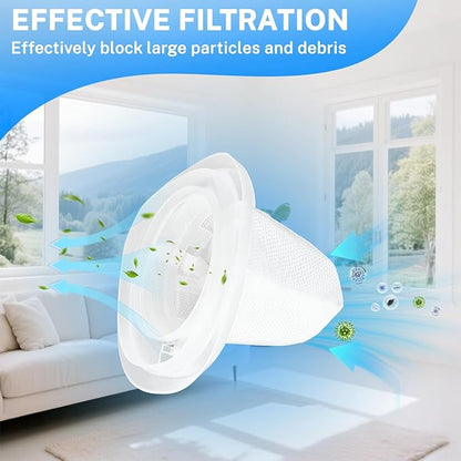 6 Packs HNVCF10 Filter Replacement for Black and Decker Dustbuster Hand Vacuum, Compatible with HNV215B12 HNVC215B10 HNVC115J06 HNVC115B22 HNVC220BCZ01 HNVC220BCP07 HNVC215BW52 HNVC115JB06