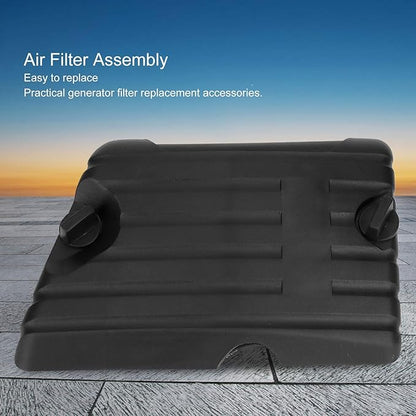 Pilipane 3PCS Engine Range Extender Air Filter Assembly Plastic Durable Easy to Install Replacement Accessory for Gasoline Generator Agricultural Farm Construction Site Garden