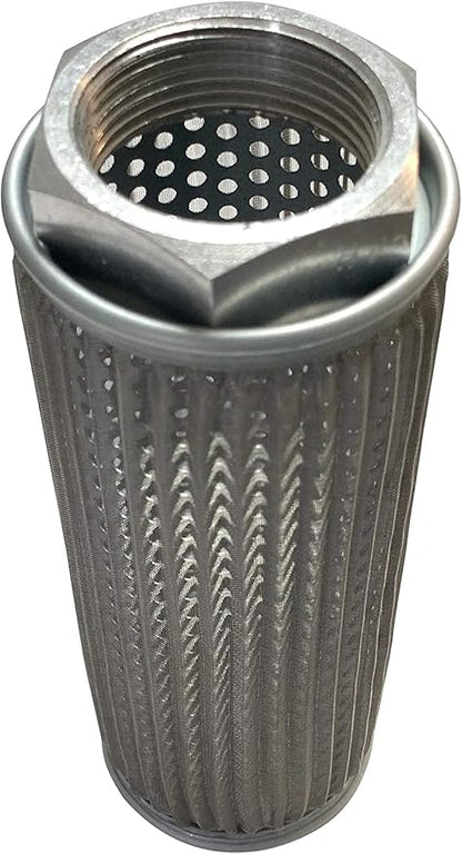 Air filter for regenerative blowers | Metal mesh | 2" Female Connection | Filter for Vacuum Pumps | Filtro de aire para Blowers regenerativos | Side channel filter for blower