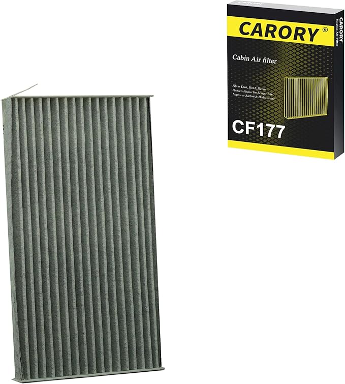 Cabin Air Filter w/Activated Carbon for 2009-2014 Nissan Cube, 2011-2017 Juke, 2011-2025 LEAF, 2013-2019 Sentra, 27277-3DF0A, 27891-1FC0A, 27891-1FD0A, 27891-3DF0A, 2014 2015 2016 2017 2018
