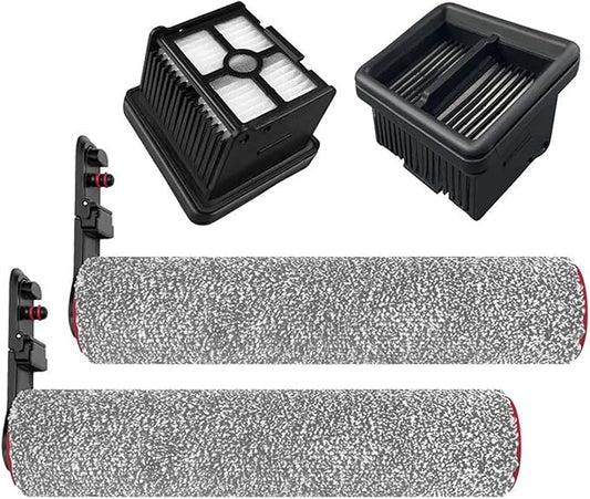 Main Roller Brushes Filter，Compatible For Dreame，H40 Ultra / H40 Pro Wet Dry Vacuum Cleaner Spare Parts Floor Scrubber .(E)
