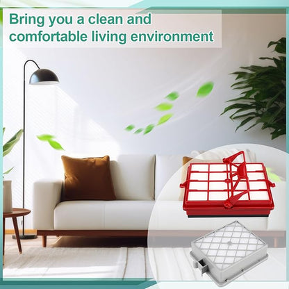 Tondiamo Style P Filter Bundle Compatible with Aerus Lux Guardian Platinum Canister Vacuum Cleaner Carbon Pre and 1 Long Life After Filter with Handle