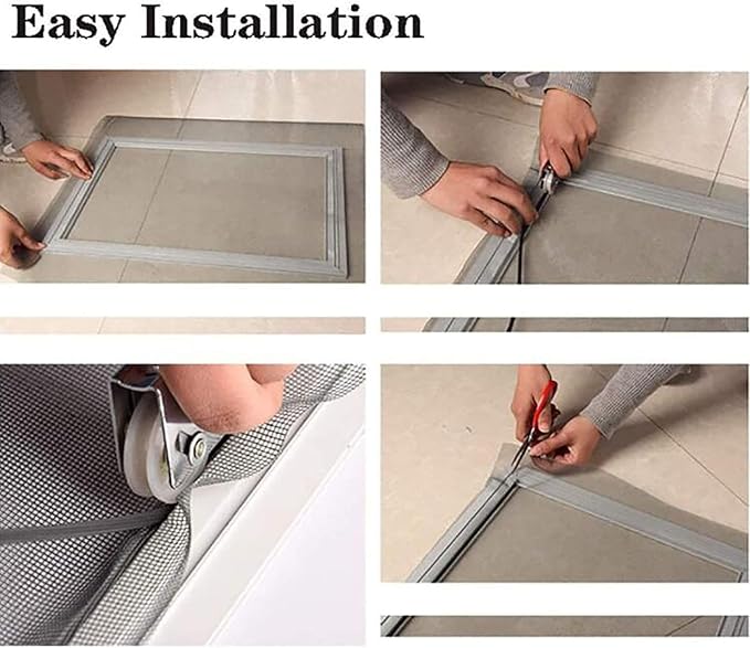 KISKIS 304 Stainless Steel Woven Wire Mesh, Wire Mesh Window Screen Mesh, Prevent Mouse Mice Snakes Hornets Rodents Entering,Easy to Cut and Install,120X300CM47X118INCH