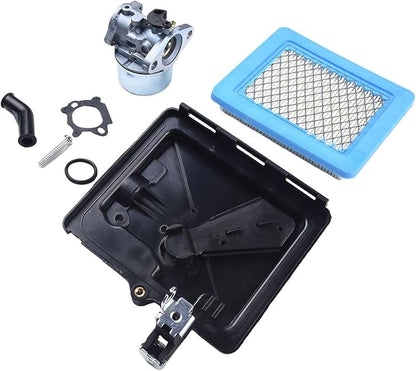 Carburetor Air Filter Cleaner Set Compatible with 799868 795259 498170 799872 694202 497586 for Craftsman Walk-Behind Mowers Replacement Kit for Outdoor Power Equipment