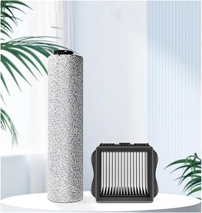 L99A-Brush Roller&Filter Replacement，Compatible For Tineco，1.0 Cordless Wet Dry Vacuum Floor Scrubber Cleaner Parts